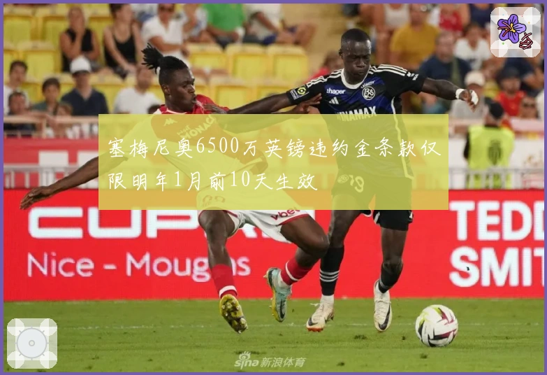 塞梅尼奥6500万英镑违约金条款仅限明年1月前10天生效